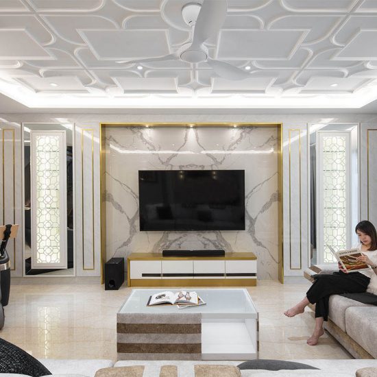Mieux The White Royale Modern Luxurious Living Room Mieux Interior Design