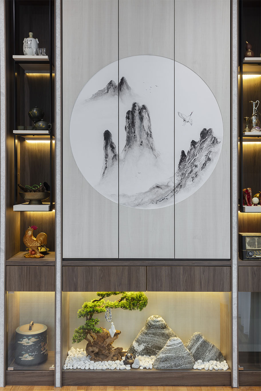 MIEUX La Famillie De Lee modern japanese theme with mini bonsai mieux interior design