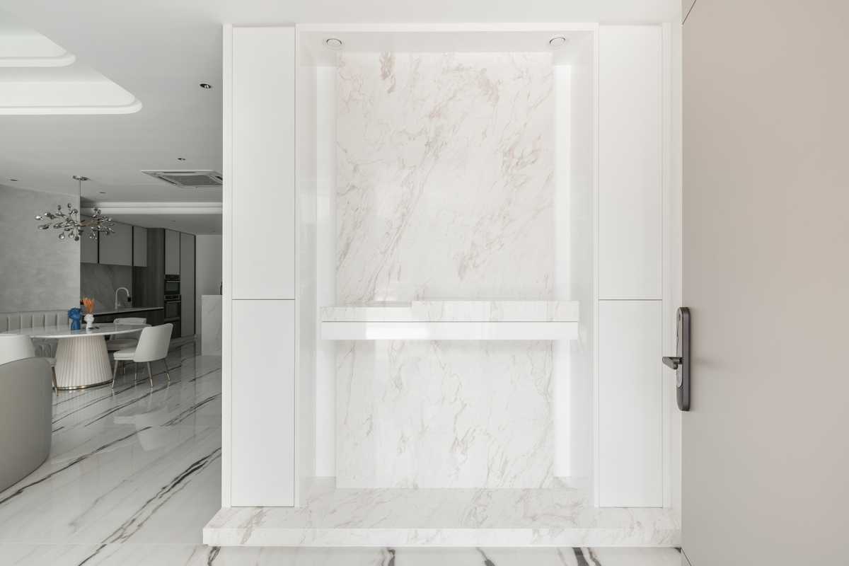 le maison white white marble shelf mieux interior design