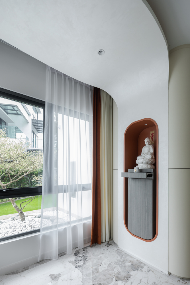 the eastern oriental white and bronze color theme interior mieux interiro design
