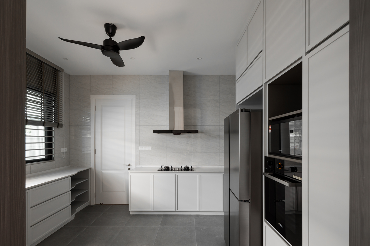the eastern oriental white theme modern minimalist kitchen design mieux interior design
