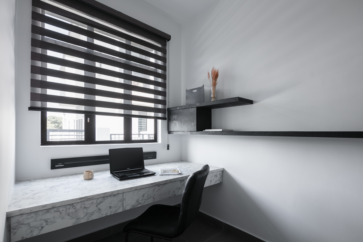 la nouvelle maison noire white marble desk with black chair mieux interior design