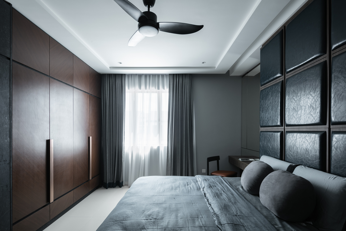 la nouvelle maison noire grey theme bedroom with brown closet mieux interior design